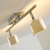 Kiruna Ceiling Light LED chrome, matt nickel, 2-light sources
