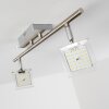 Kiruna Ceiling Light LED chrome, matt nickel, 2-light sources