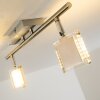Kiruna Ceiling Light LED chrome, matt nickel, 2-light sources