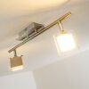 Kiruna Ceiling Light LED chrome, matt nickel, 2-light sources