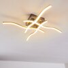 MAPLETON Ceiling light LED matt nickel, 4-light sources