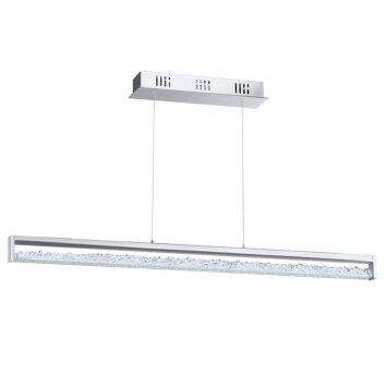 Eglo CARDITO 1 pendant light LED chrome, Crystal optics, 1-light source