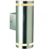 Nordlux CAN outdoor wall light aluminium, 2-light sources