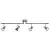 Brilliant JUPP ceiling spotlight LED chrome, black, 4-light sources
