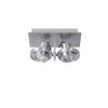 Ceiling Spotlight Lucide LANDA LED chrome, 2-light sources