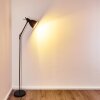 TIMOLA Floor Lamp black, white, 1-light source