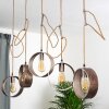 VAIAMONTE Pendant Light brown, bronze, grey, 4-light sources