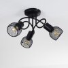 CAIRNS Ceiling Light black, 3-light sources