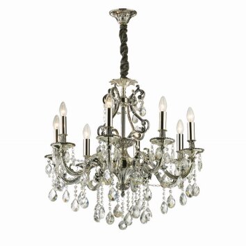 Ideal Lux GIOCONDA Chandelier silver, 8-light sources