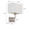 Steinhauer MEXLITE Wall Light LED beige, 1-light source