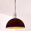 KINZUA Pendant Light rust-coloured, silver, 1-light source