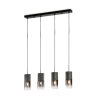 Pendant Light Trio Leuchten ROBIN black, 4-light sources