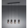 Pendant Light Trio Leuchten ROBIN black, 4-light sources