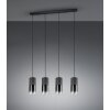 Pendant Light Trio Leuchten ROBIN black, 4-light sources