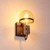 Okudari Wall Light black-gold, 1-light source