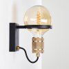 Okudari Wall Light black-gold, 1-light source