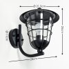 SONVIL Outdoor Wall Light black, 1-light source