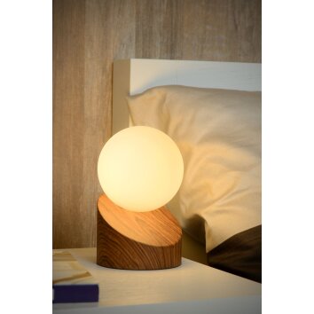 Lucide LEN Table Lamp Dark wood, 1-light source