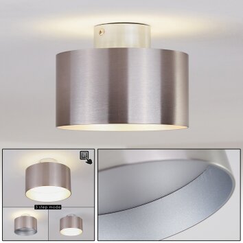 BARABOO Ceiling Light LED matt nickel, 2-light sources