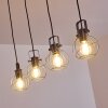 Sundsvall Pendant Light brown, black, 4-light sources
