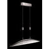 Fischer SHINE pendant light LED matt nickel, 6-light sources
