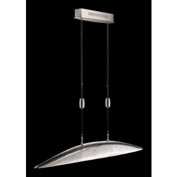 Fischer SHINE pendant light LED matt nickel, 6-light sources