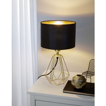 Eglo CARLTON 2 table lamp brass, 1-light source