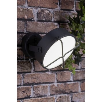 Brilliant NYX outdoor wall light LED anthracite, 1-light source