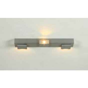 Bopp Elle spotlight beam LED aluminium, 3-light sources