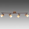 Brilliant LUCA Spotlight copper, 4-light sources
