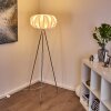 ZOBUS Floor Lamp matt nickel, 1-light source