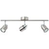 Brilliant ANDRES Ceiling light chrome, matt nickel, 3-light sources
