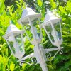 Hongkong lamppost white, 3-light sources