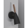 Design For The People by Nordlux PURE Wall Light Dark wood, black, 1-light source