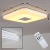 Lumsden ceiling light LED grey, 1-light source, Remote control