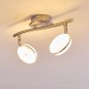 Donot Ceiling Light LED matt nickel, 2-light sources