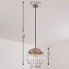 Agiez Pendant Light matt nickel, 1-light source