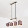 Glane Pendant Light matt nickel, 4-light sources