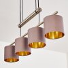 Glane Pendant Light matt nickel, 4-light sources