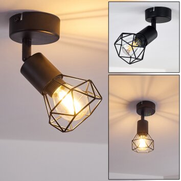 Baripada Ceiling Light black, 1-light source
