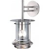 Globo MIAMI outdoor light stainless steel, transparent, clear, 1-light source