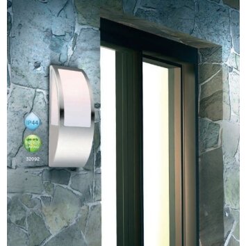 Globo CORNUS outdoor light stainless steel, 1-light source