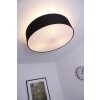 Trio 3033 ceiling light matt nickel, black, 3-light sources