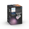 Philips HUE AMBIANCE WHITE & COLOR ARGENTA Wall/ceiling extension silver, 1-light source, Colour changer
