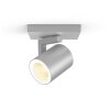 Philips HUE AMBIANCE WHITE & COLOR ARGENTA Wall/ceiling extension silver, 1-light source, Colour changer