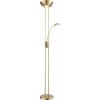 Globo LEONAS uplighter LED brass, 2-light sources