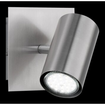 Trio 8024 wall light stainless steel, matt nickel, 1-light source