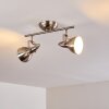 TINA ceiling light matt nickel, 2-light sources