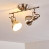 TINA ceiling light matt nickel, 2-light sources