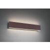 Wall Light Trio Leuchten CONCHA LED rust-coloured, 2-light sources